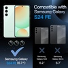 image:imageJETech Camera Lens Protector for Samsung Galaxy S24 FE Black 1 Set  9H Tempered Glass Metal Individual Ring Cover HD ClearMint Green
