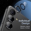 image:imageJETech Camera Lens Protector for Samsung Galaxy S24 Onyx Black 1 Set  9H Tempered Glass Metal Individual Ring Cover HD ClearOnyx Black