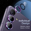 image:imageJETech Camera Lens Protector for Samsung Galaxy S24 Plus Onyx Black 1 Set  9H Tempered Glass Metal Individual Ring Cover HD ClearColorful