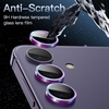image:imageJETech Camera Lens Protector for Samsung Galaxy S24 Plus Onyx Black 1 Set  9H Tempered Glass Metal Individual Ring Cover HD ClearColorful