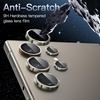 image:imageJETech Camera Lens Protector for Samsung Galaxy S24 Ultra Black 1 Set  9H Tempered Glass Metal Individual Ring Cover HD ClearTitanium Gray