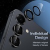 image:imageJETech Camera Lens Protector for Samsung Galaxy S25 Black 1 Set  9H Tempered Glass Metal Individual Ring Cover HD ClearBlack