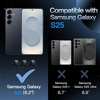 image:imageJETech Camera Lens Protector for Samsung Galaxy S25 Black 1 Set  9H Tempered Glass Metal Individual Ring Cover HD ClearBlack