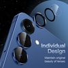 image:imageJETech Camera Lens Protector for Samsung Galaxy S25 Black 1 Set  9H Tempered Glass Metal Individual Ring Cover HD ClearNavy