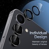 image:imageJETech Camera Lens Protector for Samsung Galaxy S25 FE Black 1 Set  9H Tempered Glass Metal Individual Ring Cover HD ClearBlack