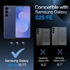image:imageJETech Camera Lens Protector for Samsung Galaxy S25 FE Black 1 Set  9H Tempered Glass Metal Individual Ring Cover HD ClearNavy