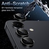 image:imageJETech Camera Lens Protector for Samsung Galaxy S25 Plus Black 1 Set  9H Tempered Glass Metal Individual Ring Cover HD ClearBlack