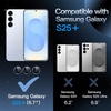 image:imageJETech Camera Lens Protector for Samsung Galaxy S25 Plus Black 1 Set  9H Tempered Glass Metal Individual Ring Cover HD ClearIcyblue