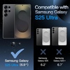 image:imageJETech Camera Lens Protector for Samsung Galaxy S25 Ultra Black 1 Set  9H Tempered Glass Metal Individual Ring Cover HD ClearBlack