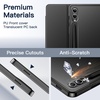 image:imageJETech Case Cover for Galaxy Tab S10 PlusS9 Plus 124 Black  Slim Translucent Back Design TriFold Stand Support S Pen Charging Auto WakeSleep Lightweight Shockproof ProtectionBlack