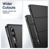 image:imageJETech Case Cover for Galaxy Tab S10 UltraS9 Ultra 146 Black  Slim Translucent Back Design TriFold Stand Support S Pen Charging Auto WakeSleep Lightweight Shockproof ProtectionBlack