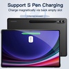 image:imageJETech Case Cover for Galaxy Tab S10 UltraS9 Ultra 146 Black  Slim Translucent Back Design TriFold Stand Support S Pen Charging Auto WakeSleep Lightweight Shockproof ProtectionBlack