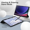 image:imageJETech Case Cover for Galaxy Tab S10 UltraS9 Ultra 146 Black  Soft TPU Protection S Pen Holder TriFold Stand Supports S Pen Charging Auto WakeSleep Shockproof Lightweight DesignBlack