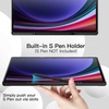 image:imageJETech Case Cover for Galaxy Tab S10 UltraS9 Ultra 146 Black  Soft TPU Protection S Pen Holder TriFold Stand Supports S Pen Charging Auto WakeSleep Shockproof Lightweight DesignBlack