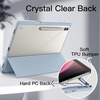 image:imageJETech Case Cover for Galaxy Tab S10 UltraS9 Ultra 146 Graphite Black  Clear Transparent Back S Pen Holder Slim Shockproof Protection TriFold Stand Auto WakeSleepLight Blue
