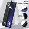 image:imageJETech Case Cover for Galaxy Tab S10 UltraS9 Ultra 146 Graphite Black  Clear Transparent Back S Pen Holder Slim Shockproof Protection TriFold Stand Auto WakeSleepGraphite Black