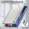 image:imageJETech Case Cover for Galaxy Tab S10 UltraS9 Ultra 146 Graphite Black  Clear Transparent Back S Pen Holder Slim Shockproof Protection TriFold Stand Auto WakeSleepLight Blue