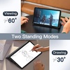image:imageJETech Case Cover for Samsung Galaxy Tab A11 Plus Black  Slim Translucent Back Design TriFold Stand Auto WakeSleep Lightweight Shockproof ProtectionBlack