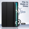image:imageJETech Case Cover for Samsung Galaxy Tab A11 Plus Black  Slim Translucent Back Design TriFold Stand Auto WakeSleep Lightweight Shockproof ProtectionBlack