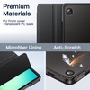 image:imageJETech Case Cover for Samsung Galaxy Tab A11 Plus Black  Slim Translucent Back Design TriFold Stand Auto WakeSleep Lightweight Shockproof ProtectionBlack