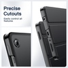 image:imageJETech Case Cover for Samsung Galaxy Tab A11A9 87 20252023 Black  Slim Translucent Back Design TriFold Stand Lightweight Shockproof ProtectionBlack