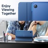 image:imageJETech Case Cover for Samsung Galaxy Tab A11A9 87 20252023 Black  Slim Translucent Back Design TriFold Stand Lightweight Shockproof ProtectionNavy