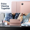 image:imageJETech Case Cover for Samsung Galaxy Tab A11A9 87 20252023 Black  Slim Translucent Back Design TriFold Stand Lightweight Shockproof ProtectionRose Gold