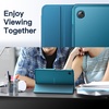 image:imageJETech Case Cover for Samsung Galaxy Tab A11A9 87 20252023 Black  Slim Translucent Back Design TriFold Stand Lightweight Shockproof ProtectionTeal