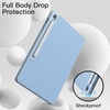 image:imageJETech Case Cover for Samsung Galaxy Tab S10 FE Plus 131 Black  Soft TPU Protection S Pen Holder TriFold Stand Supports S Pen Charging Auto WakeSleep Shockproof Lightweight DesignBlue