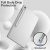 image:imageJETech Case Cover for Samsung Galaxy Tab S10 FE Plus 131 Black  Soft TPU Protection S Pen Holder TriFold Stand Supports S Pen Charging Auto WakeSleep Shockproof Lightweight DesignSilver