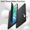 image:imageJETech Case Cover for Samsung Galaxy Tab S10 FE Plus 131 Black  Soft TPU Protection S Pen Holder TriFold Stand Supports S Pen Charging Auto WakeSleep Shockproof Lightweight DesignBlack