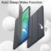 image:imageJETech Case Cover for Samsung Galaxy Tab S10 FE Plus 131 Black  Soft TPU Protection S Pen Holder TriFold Stand Supports S Pen Charging Auto WakeSleep Shockproof Lightweight DesignGrey