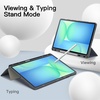 image:imageJETech Case Cover for Samsung Galaxy Tab S10 FE Plus 131 Black  Soft TPU Protection S Pen Holder TriFold Stand Supports S Pen Charging Auto WakeSleep Shockproof Lightweight DesignGrey