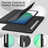 image:imageJETech Case Cover for Samsung Galaxy Tab S10 FE Plus 131 Black  Soft TPU Protection S Pen Holder TriFold Stand Supports S Pen Charging Auto WakeSleep Shockproof Lightweight DesignBlack