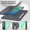 image:imageJETech Case Cover for Samsung Galaxy Tab S10 FE Plus 131 Black  Soft TPU Protection S Pen Holder TriFold Stand Supports S Pen Charging Auto WakeSleep Shockproof Lightweight DesignGrey
