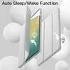 image:imageJETech Case Cover for Samsung Galaxy Tab S10 FE Plus 131 Black  Soft TPU Protection S Pen Holder TriFold Stand Supports S Pen Charging Auto WakeSleep Shockproof Lightweight DesignSilver