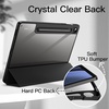 image:imageJETech Case Cover for Samsung Galaxy Tab S10 LiteS10 FES9 FE 109 Black  Clear Transparent Back S Pen Holder Slim Shockproof Protection TriFold Stand Auto WakeSleepBlack