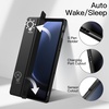 image:imageJETech Case Cover for Samsung Galaxy Tab S10 LiteS10 FES9 FE 109 Black  Clear Transparent Back S Pen Holder Slim Shockproof Protection TriFold Stand Auto WakeSleepBlack