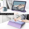 image:imageJETech Case Cover for Samsung Galaxy Tab S10 LiteS10 FES9 FE 109 Black  Clear Transparent Back S Pen Holder Slim Shockproof Protection TriFold Stand Auto WakeSleepLight Purple
