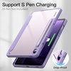 image:imageJETech Case Cover for Samsung Galaxy Tab S10 LiteS10 FES9 FE 109 Black  Clear Transparent Back S Pen Holder Slim Shockproof Protection TriFold Stand Auto WakeSleepLight Purple