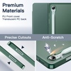 image:imageJETech Case Cover for Samsung Galaxy Tab S10 LiteS10 FES9 FE 109 Black  Slim Translucent Back Design TriFold Stand Support S Pen Charging Auto WakeSleep Lightweight Shockproof ProtectionMidnight Green