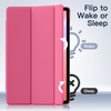 image:imageJETech Case Cover for Samsung Galaxy Tab S10 LiteS10 FES9 FE 109 Black  Slim Translucent Back Design TriFold Stand Support S Pen Charging Auto WakeSleep Lightweight Shockproof ProtectionPink