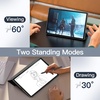 image:imageJETech Case Cover for Samsung Galaxy Tab S10 LiteS10 FES9 FE 109 Black  Slim Translucent Back Design TriFold Stand Support S Pen Charging Auto WakeSleep Lightweight Shockproof ProtectionBlack