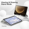 image:imageJETech Case Cover for Samsung Galaxy Tab S10 LiteS10 FES9 FE 109 Black  Soft TPU Protection S Pen Holder TriFold Stand Supports S Pen Charging Auto WakeSleep Shockproof Lightweight DesignSilver