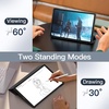 image:imageJETech Case Cover for Samsung Galaxy Tab S11 Black  Slim Translucent Back Design TriFold Stand Support S Pen Pairing Auto WakeSleep Lightweight Shockproof ProtectionBlack