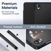 image:imageJETech Case Cover for Samsung Galaxy Tab S11 Black  Slim Translucent Back Design TriFold Stand Support S Pen Pairing Auto WakeSleep Lightweight Shockproof ProtectionBlack