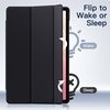 image:imageJETech Case Cover for Samsung Galaxy Tab S11 Black  Slim Translucent Back Design TriFold Stand Support S Pen Pairing Auto WakeSleep Lightweight Shockproof ProtectionBlack