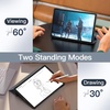 image:imageJETech Case Cover for Samsung Galaxy Tab S11 Black  Slim Translucent Back Design TriFold Stand Support S Pen Pairing Auto WakeSleep Lightweight Shockproof ProtectionGray