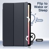 image:imageJETech Case Cover for Samsung Galaxy Tab S11 Black  Slim Translucent Back Design TriFold Stand Support S Pen Pairing Auto WakeSleep Lightweight Shockproof ProtectionGray