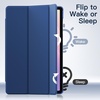 image:imageJETech Case Cover for Samsung Galaxy Tab S11 Black  Slim Translucent Back Design TriFold Stand Support S Pen Pairing Auto WakeSleep Lightweight Shockproof ProtectionNavy